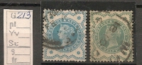 UK - VICTORIA  - 1887-1900 JUBILEE  - SG 213 - BLUE And GREEN - USED - Usati