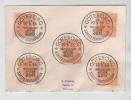 Sweden Little Cover With Special Postmark On 5 Stamps Göteborg 24-9-1956 - Covers & Documents