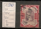 UK - VICTORIA  - 1887-1900 JUBILEE  - SG 210 - USED - Used Stamps