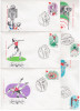 Russia USSR 1976 FDC X5 21st Summer Olympic Games, Montreal, Canada Sport Sports - FDC