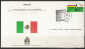 SA041-WORLD CUP SPAIN`82 - OFFICIAL F.D.C. .-.  MEXICO  STAMP . FOOTBALL / SOCCER / FUTBOL / - 1982 – Spain