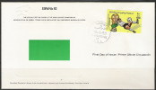 SA033-WORLD CUP SPAIN`82 - OFFICIAL F.D.C. .-.  LIBYA  STAMP . FOOTBALL / SOCCER / FUTBOL / - 1982 – Spain