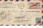 Enveloppe Timbre Usa Air Mail  15 Cents  New York 1946 Pour Thalwil  SUISSE - 3c. 1961-... Storia Postale