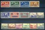 SWITZERLAND - 1923/41, 15 VALUES - V5215 - Unused Stamps