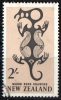 New Zealand 1960 2s Maori Rock Drawing Used - Gebruikt