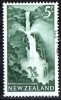 New Zealand 1960 5s Sutherland Falls Used - Oblitérés