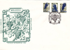 Grapes,Vineyard 1994 FDC COVERS OVERPRINT STAMPS MOLDOVA - Wijn & Sterke Drank