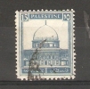 PALESTINE - 1927 MOSQUE 15m BLUE  FU   SG 108b - Palestine