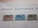 COLLECTION TIMBRES AVEC CHARNIERES AFRIQUE EQUATORIALE FRANCAISE  1927-1939 VOIR PHOTOS - Other & Unclassified