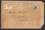 FRANCE 1944 N° 524 Obl. S/lettre Entiére Recommandée - 1941-42 Pétain