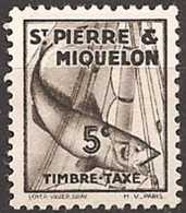 SAINT-PIERRE And MIQUELON..1938..Michel # 32...MLH...Portomarken. - Unused Stamps