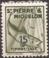 SAINT-PIERRE And MIQUELON..1938..Michel # 34...MLH...Portomarken. - Ungebraucht