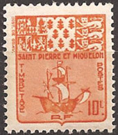 SAINT-PIERRE And MIQUELON..1947..Michel # 67...MLH...Portomarken. - Nuevos