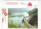 Xiecunyuan Concrete Arch Dam Rainfall Water Collection Reservoir,CN 09 Songyang Immigration Office Pre-stamped Card - Water