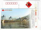 Hydro Power Station,dam Construction,crane Machine,CN 10 Longtan Water-power Engineering Advert Pre-stamped Card - Acqua