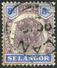 Selangor #31 Used 8c Tiger From 1895 - Selangor