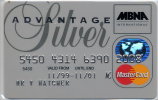 USA MBNA  Silver MasterCard 1999 Year - Cartes De Crédit (expiration Min. 10 Ans)