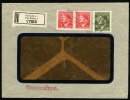 1943 Bohemia & Moravia Registered Letter, Cover. (D03070) - Cartas & Documentos