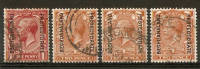 BECHUANALAND 1913-24 WATERMARK SIMPLE CYPHER 1d, 2d X 3 SG 74, 76, 76a, 77 FINE USED Cat £9.75 - 1885-1964 Bechuanaland Protettorato
