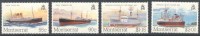 Montserrat 1984 Mail Packet Boats SPECIMEN Transport Ship Boat Ships Stamps MNH Michel 553-556 SG 615-618 SC#539-42 - Montserrat