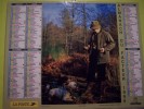 Almanach Du Facteur 1999 CHASSE PECHE - Vosges N°88  OBERTHUR  - LA POSTE - Groot Formaat: 1991-00