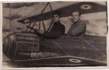 Carte Postale Photo Montage - AVION FICTIF - 2 Hommes Dans AVION "Arc En Ciel" - 1919-1938: Between Wars