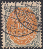 Denmark Scott #52b Used 100o Numeral - Usati