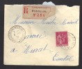 FRANCE 1934 N° 289 Obl. S/lettre Entiére Recommandée - 1932-39 Paz