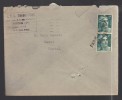 FRANCE 1946 N° 713 Paire Obl. S/lettre Entiére Linéaire Paris - 1945-54 Marianne De Gandon