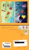 TAIWAN Kinmen 2011 Disney Pixar Nemo Sea Fish Flowers Registered Cover Mayotte China - Brieven En Documenten