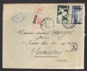 FRANCE 1949 N° PA & 822 Obl. S/lettre Entiére Recommandée AR - Briefe U. Dokumente