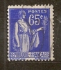 Francia France  - 1937/1939 -  N.  365/US - 1932-39 Paz