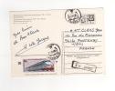 Beau  Timbre  " Train "  / Carte Entier   Du  28 / 05 / 1982  Pour La France - Lettres & Documents