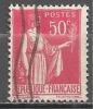 1 W Valeur Oblitérée,used - FRANCE -  PAIX - YT 283 * 1932/1933 - N° 11-29 - 1932-39 Paz