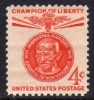 1961 USA Mahatma Gandhi Stamp Sc#1174 Famous Indian - Mahatma Gandhi