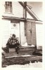 Unalaska AK Alaska, Sourdough Miner Prospector Smokes Pipe , C1940s/50s Vintage Real Photo Postcard - Altri & Non Classificati