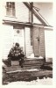 Unalaska AK Alaska, Sourdough Miner Prospector Smokes Pipe , C1940s/50s Vintage Real Photo Postcard - Other & Unclassified