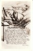 AK Alaska, Alaskan Flag And Poem, C1940s/50s Vintage Real Photo Postcard - Other & Unclassified