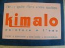 BUVARD...KIMALO..DE LA GAITE DANS VOTRE MAISON  PEINTURE A L EAU.....FRAIS DE PORT 1 EURO - Peintures