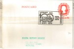 1978 New Zealand 10 Cent Postcard Special Postmark 1878 1978 Hornby Centenary 2 Sept  1978 - Cartas & Documentos