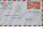 MADAGASCAR LETTRE Affranchissement Anniversaire De La Victoire 03/12/1949 - Covers & Documents