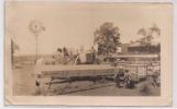 HARVEST MACHINE - REAL PHOTO Of MASSEY-HARRIS Machine - C/ 1910´s - People And Kids - NO POSTCARD - Trattori