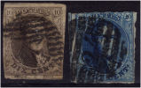 74 - Paire De Médaillons 10c + 20c. - 1849-1865 Medaillen (Sonstige)