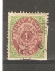 DANISH WEST INDIES - 1873/9 ISSUE 1c GREEN & BROWN-ROSE USED ON SMALL PIECE - Danimarca (Antille)