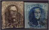 91 - Paire De Médaillons 10c + 20c. Au Moins 1 Des Timbres A Deux Belles Marges. - 1849-1865 Médaillons (Autres)