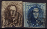 91 - Paire De Médaillons 10c + 20c. Au Moins 1 Des Timbres A Deux Belles Marges. - 1849-1865 Medallones (Otros)