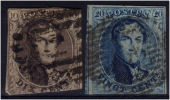 62 - Paire De Médaillons 10c + 20c. Au Moins 1 Des Timbres A Trois Belles Marges. - 1849-1865 Medaillen (Sonstige)