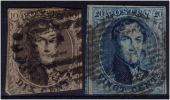 62 - Paire De Médaillons 10c + 20c. Au Moins 1 Des Timbres A Trois Belles Marges. - 1849-1865 Medallions (Other)