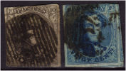 87 - Paire De Médaillons 10c + 20c. Au Moins 1 Des Timbres A Trois Belles Marges. - 1849-1865 Medallones (Otros)