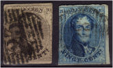 89 - Paire De Médaillons 10c + 20c. Au Moins 1 Des Timbres A Trois Belles Marges. - 1849-1865 Medallions (Other)